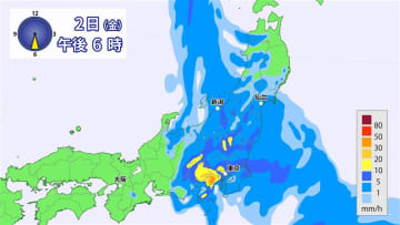 【天気】東海は夕方にかけ、関東は昼過ぎから夜にかけて激しい雨の降る所も