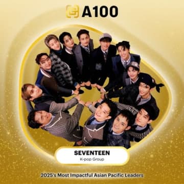 SEVENTEEN、K-POPグループ唯一の快挙！“影響力あるアジア人100”に選出