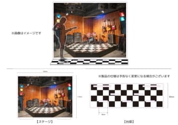 新宿LOFTの「オリジナル・アクリスタンド」シリーズより、B1F楽屋のアクリルスタンドとBARステージのアクリルスタンドのWEB販売が再開決定