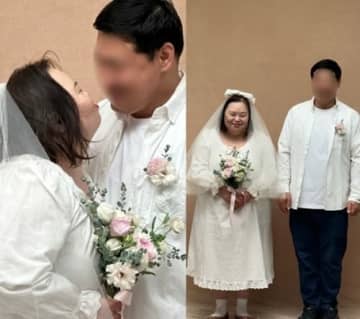 韓国のダウン症女優兼作家、結婚式控えウェディングフォト公開！ハン・ジミンの“双子の姉”役で話題
