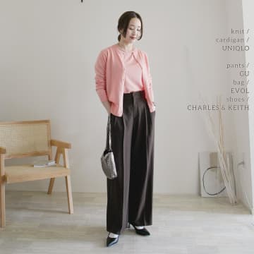 【ユニクロ】大人に似合う♡「ピンクアイテム」