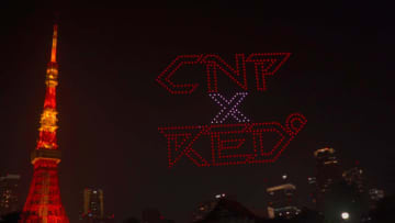 SkyDrive、RED MAKER社の「RED° DRONES」ドローンショーを4/19に実施
