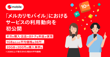 メルカリ、「メルカリモバイル」の4月25日までの利用動向を発表