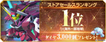 「SDガンダム ジージェネレーション エターナル」が海外一部地域でストアセールスランキング1位を達成！