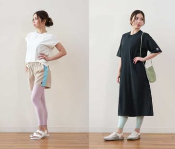 プールも日常でも使える｢水陸両用レギンス｣が、フットマークから新登場!