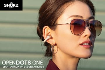Shokz初のイヤーカフ型イヤホン「OpenDots ONE」ハンズオン体験会が5/7・8開催。梅田 蔦屋書店にて