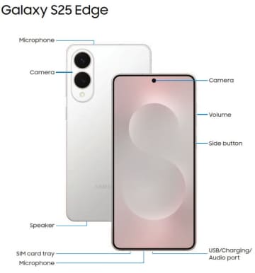 Galaxy S25 Edgeのデザイン詳細が発覚？ iPhone 17 Airと真っ向勝負