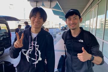 戸上隼輔と上田仁コーチが帰国 NT合宿開始で世界卓球の準備に着手
