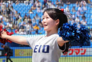 p【應援指導部】進化する応援席　吹奏楽団・チアリーディング部門の挑戦と誇り ／各カード直前企画ＮＯ.３/p