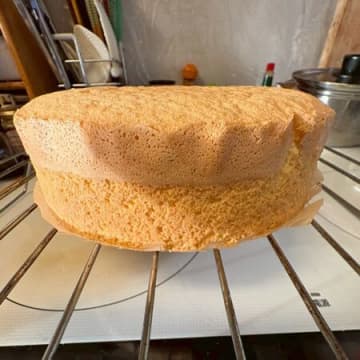 珈琲ケーキが食べたくて、気軽に焼いたスポンジケーキ！