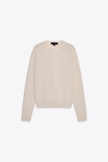 サッと羽織るだけ！【ZARA】今持っておきたい♡「淡色カーディガン」