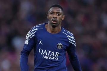 PSG、デンベレのハムストリング負傷を報告…CLアーセナル戦出場は不透明に