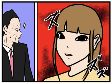 【漫画】ひどい、私に闘えと？ヒットマンの前に突き飛ばされる【バイトリーダー東村 Vol.147】