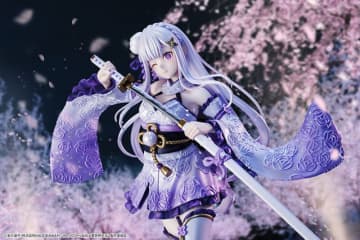 「リゼロ」エミリアがオリジナル和装衣装でフィギュア化！ 鮮やかなグラデーション&パール塗装に注目