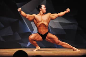 【ボディビル】23歳・刈川啓志郎　圧巻の肉体美を披露…目標は日本選手権Ｖも「派遣していただけるなら…」