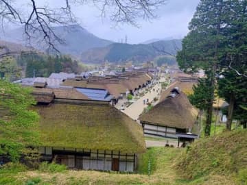 人気の観光スポット「大内宿」