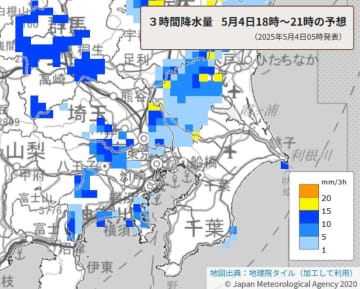 【速報】埼玉・関東で竜巻などの激しい突風、急な強い雨、落雷や降ひょうに注意　