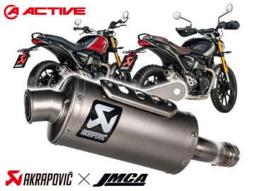 トライアンフ SPEED 400／SCRAMBLER 400X に適合するアクラポヴィッチ製スリップオンがアクティブから登場！（動画あり）
