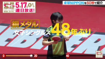 【世界卓球2025】平野美宇 自信を持って大会に臨みたい｜卓球NIPPONを60秒で紹介