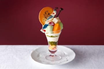 【資生堂パーラー】“東をどり”モチーフの和モダンな限定パフェ＆クリームソーダが登場