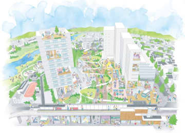 京王とリビタの京王多摩川駅前の新しいまちづくりが本格始動　来月にはキッチンカーイベントも（東京都調布市）