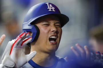 大谷翔平が放った打球速度173キロの“今季８号アーチ”を地元記者が絶賛「今年最高のスイングの一つだった」