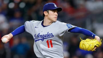 ドジャース佐々木朗希が待望のメジャー初勝利！大谷翔平8号ソロの援護受け最多98球の粘投