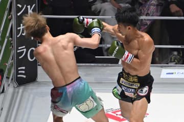 【RIZIN】元K-1王者、現役フジ社員を無慈悲に粉砕　ハイキック一閃に「見てて鳥肌」「ほんとにえぐい」の声