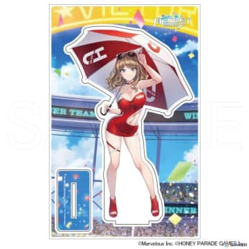 「ドルフィンウェーブ」ホビージャパンコラボ実装衣装のアクリルスタンド、ラバーデスクマット、抱き枕カバーが登場！