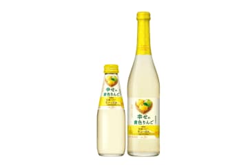 アサヒビール「ニッカ弘前 生シードル 幸せの黄色りんご」発売