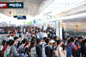 中国の鉄道輸送 3日連続で前年比10％増