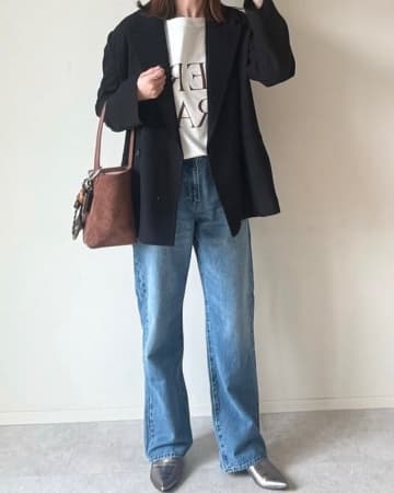 【ユニクロ人気デニム】はこう穿く！ 40・50代の垢抜け♡「最旬コーデ術」