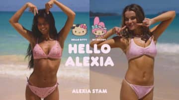 【ALEXIA STAM】ハローキティやマイメロディと初コラボ♡水着やビーチグッズを展開