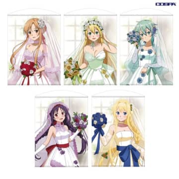 「SAO」アスナ、ユウキらがウェディングドレス姿でお出迎え♪ 全国5か所でPOP UP SHOP開催