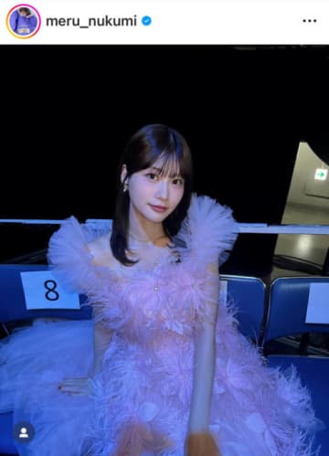 めるる、ふわふわドレスの美麗SHOTに反響「最高にかわいい」「お姫様みたい！」