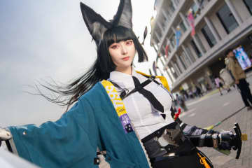 【コスプレ】『ゼンゼロ』星見雅の美貌が夕日に映える！颯爽と刀を振り回すシルエットがスタイリッシュ【写真6枚】