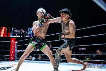 【RIZIN】萩原京平、“2試合連続1RKO”で西谷大成を下す　朝倉未来との再戦熱望「あんたの弟子倒しましたよ」