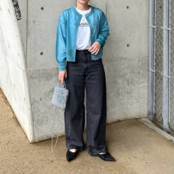 ワイドデニムパンツの最旬コーデ術！ 今っぽい着こなし方をレクチャー♪