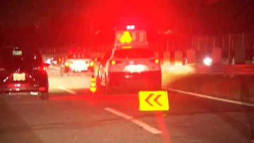 観光バスなど3台絡む事故 12人軽傷　長崎自動車道上り