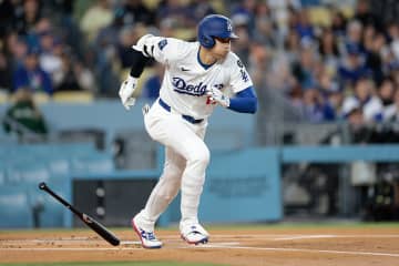 ドジャース・大谷翔平、7戦連続出塁＆得点で球団新記録に貢献　CY賞左腕から3戦ぶり安打で逆転弾呼び込む