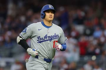 大谷翔平、あと30cmでHR逃す　痛烈176キロ二塁打も…ド軍惜敗で連勝7でストップ