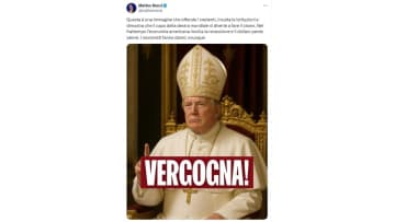 トランプ大統領がSNSに投稿した“ローマ教皇に扮した画像”物議醸す「信者を怒らせ教会を侮辱する画像」「巧くも面白くもありません」