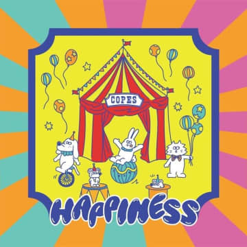 トーキョーメロディックシーンのニューカマー COPES、1stミニアルバム『Happiness』をリリース＆ツアー開催を発表