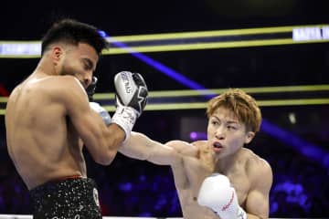 井上尚弥、8回TKOで防衛　スーパーバンタム級4団体王座戦
