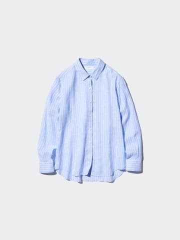 大人に似合う“この色”！【ユニクロ】春の1軍♡「ブルーシャツ」