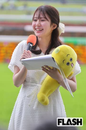 テレ東“ポスト鷲見玲奈・森香澄”エースアナを競馬場でキャッチ！ いままでにない“天然癒し系キャラ”が最大の武器