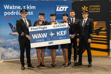 LOTポーランド航空、ワルシャワ〜レイキャビク線を開設　4月12日から週4往復