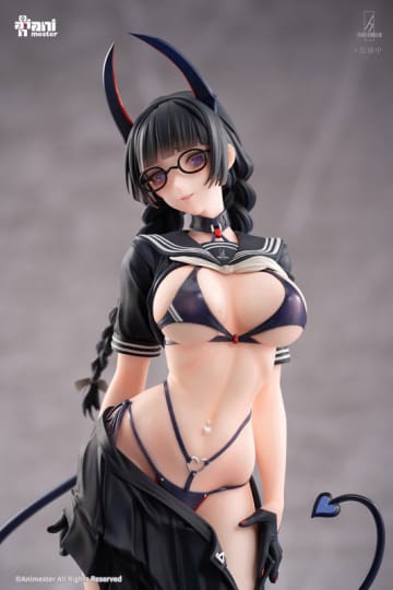 制服からこぼれ出るカラダ、フィギュア「サキュバス委員長さん 澪奈 illustration by ばん！」予約開始