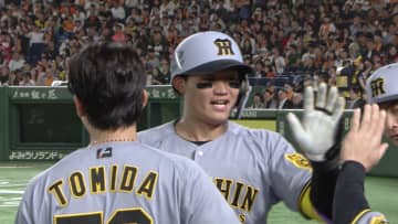 【阪神】10得点で巨人に快勝！同率首位へ　今季東京ドームでは“4戦4勝”　森下翔太が4安打4打点の大暴れ　4回から巨人打線に安打許さず