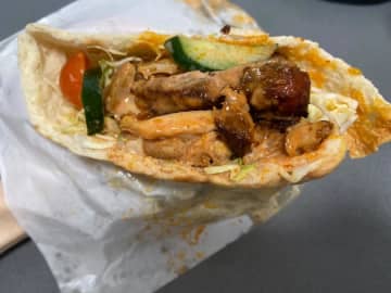 【都立家政】チキンケバブと生ビール2杯セット1100円他＠King Kebab CURRY＆NAAN（キングケバブカリーアンドナン）